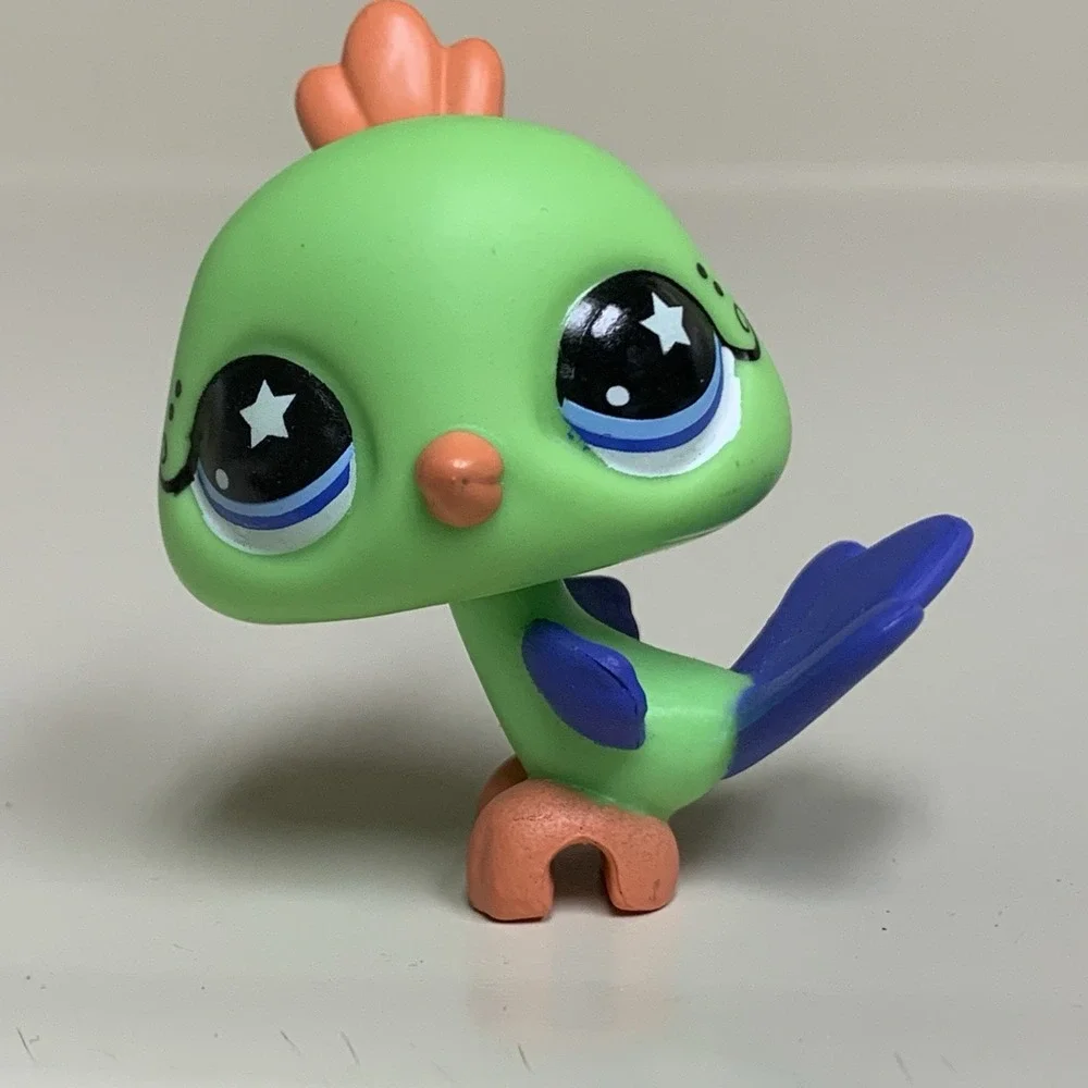 7 LPS Littlest Pet Shop Pets Dog Cat Bird Monkey